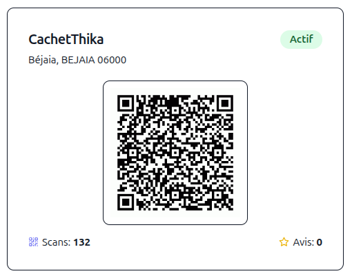 Collecte d'avis clients via QR code en point de vente physique